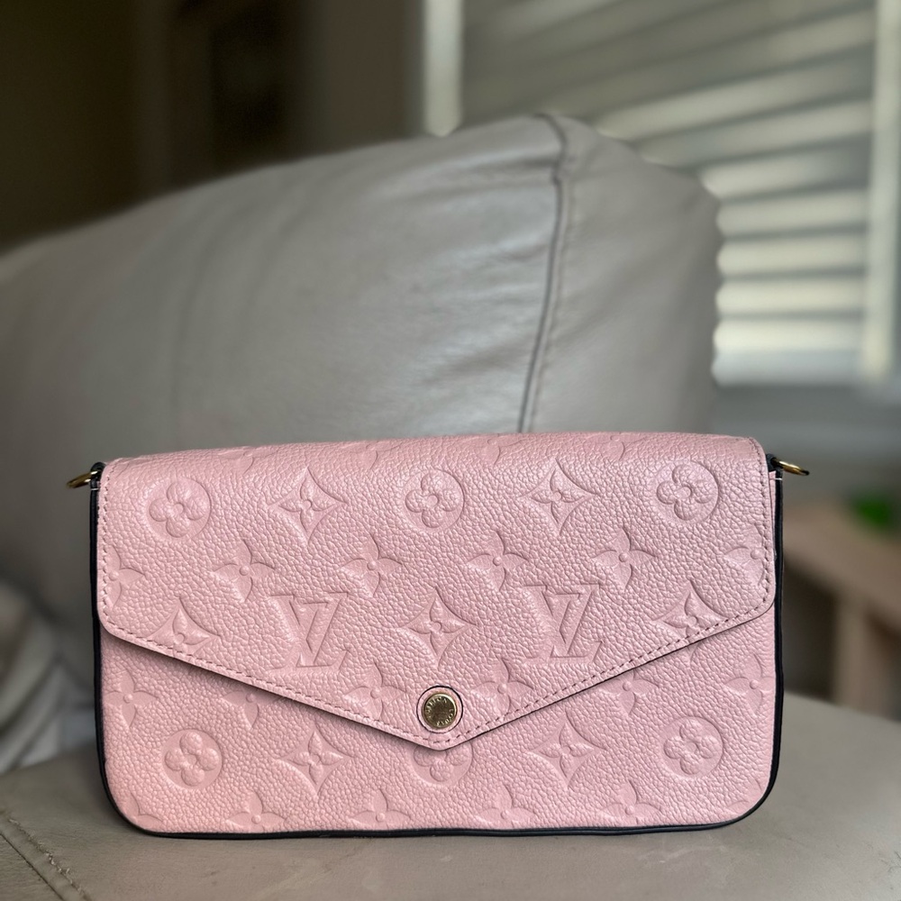 Louis Vuitton Light Pink Monogram Clutch